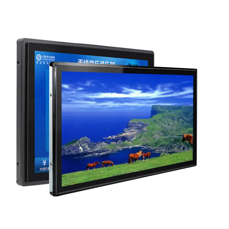 Anti-blue Light IP65 Industrial Grade Pc Quality 21.5- Inch Open Frame Touch Screen Monitor Embedded Installation