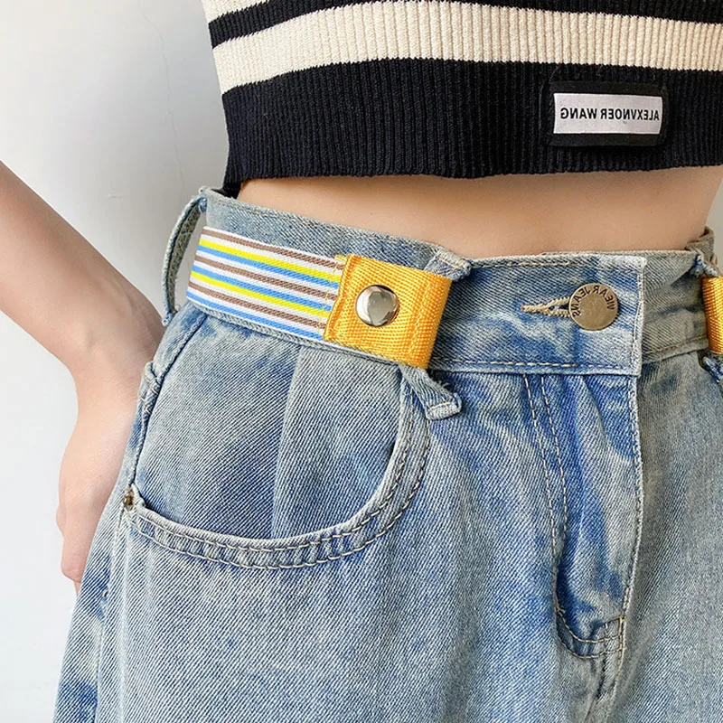 29 Farben Schnallenloser Elastischer Gürtel für Damen und Herren, Unisex Stretchgürtel für Hosen und Jeans, Lässiger Schnallenfreier Verstellbarer Unsichtbarer Gürtel – Detail 20