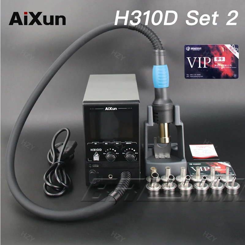 AIXUN H310D Soldering Station Electronics Repair Soldering Desoldering Accurate Temperature Control Hot Air Rework Station