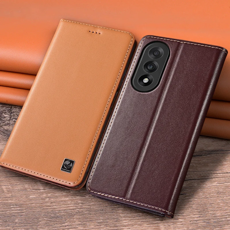 

Flip Case For OnePlus Nord 5 CE5 5G Luxury Cowhide Genuine Leather Magnetic Cover Napa Texture Card Pocket Wallet Cases Covers