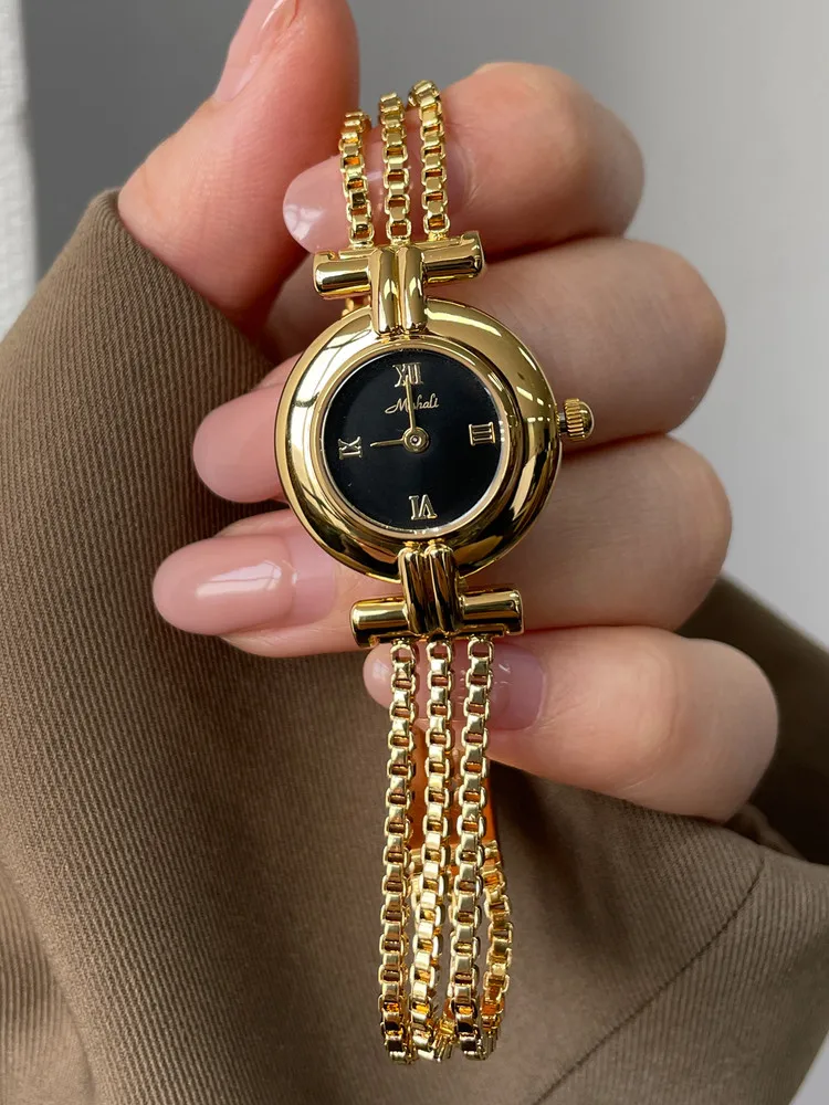 Marca de relojes compacta, exquisita y elegante, nueva colección de tendencias 2026, reloj artístico para mujer, reloj elegante y único.