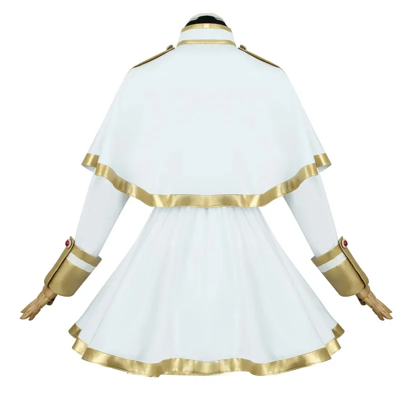 Hemixush Frieren at the Funeral Cosplay Frieren Costume Party Uniform Full Set Kawaii Suit