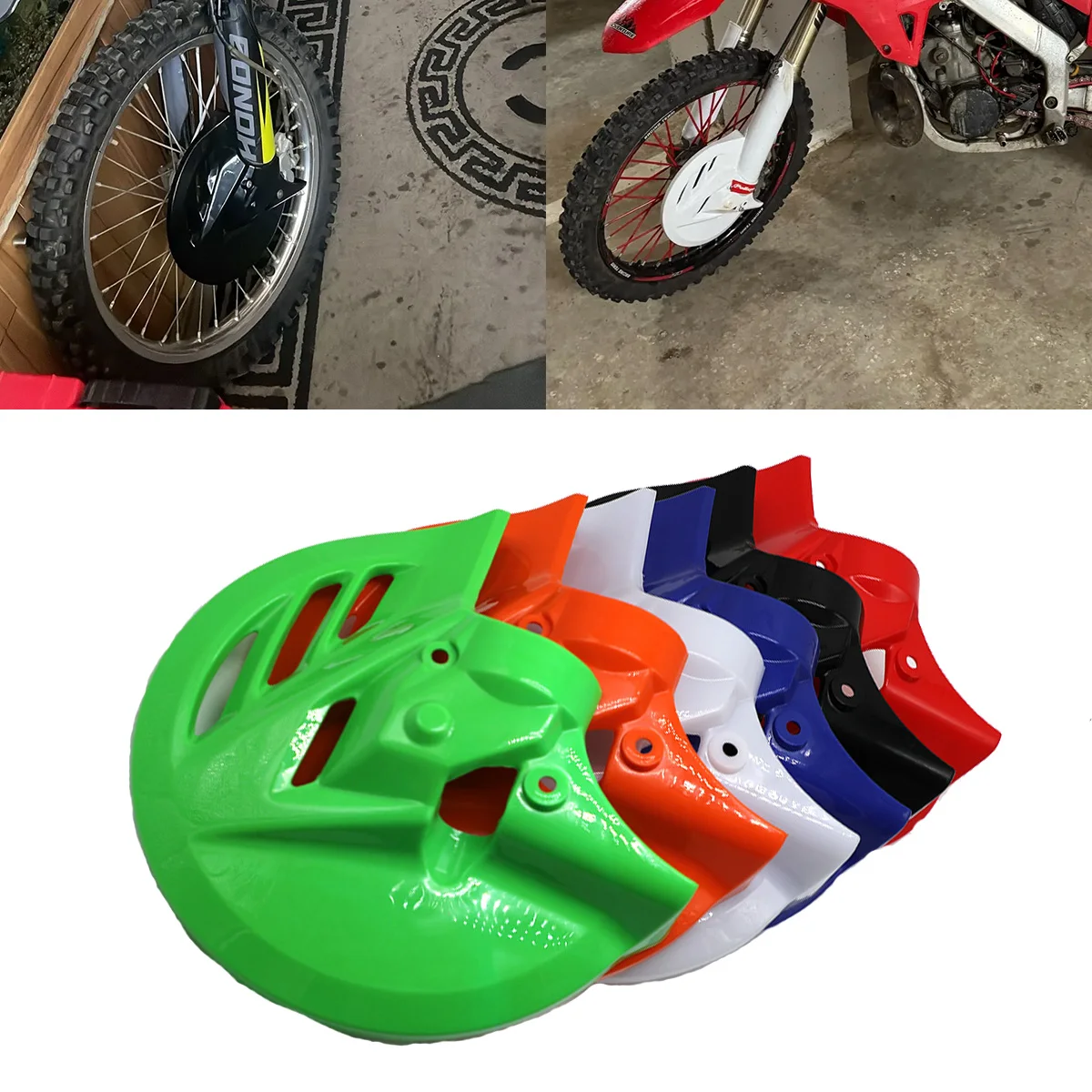 

Motorcycle Brake Disc Protection Cover Plastic Protective Cover For Honda CRF250R CRF450R CRF250RX CRF450RX CRF250X CRF450X Part