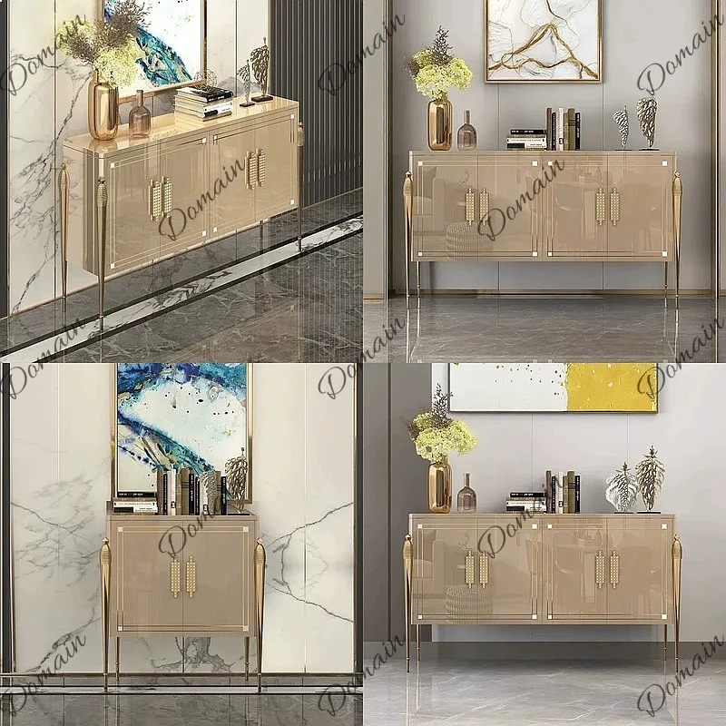 Modern Simple Light Luxury Entryway Storage Cabinet, Hallway Divider, Living Room Sideboard