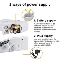 Portable Manual Sewing Machine Handheld Rope-free Electric Quick Build DIY Apparel Supplies Arts Crafts Home Garden Embroidery 4