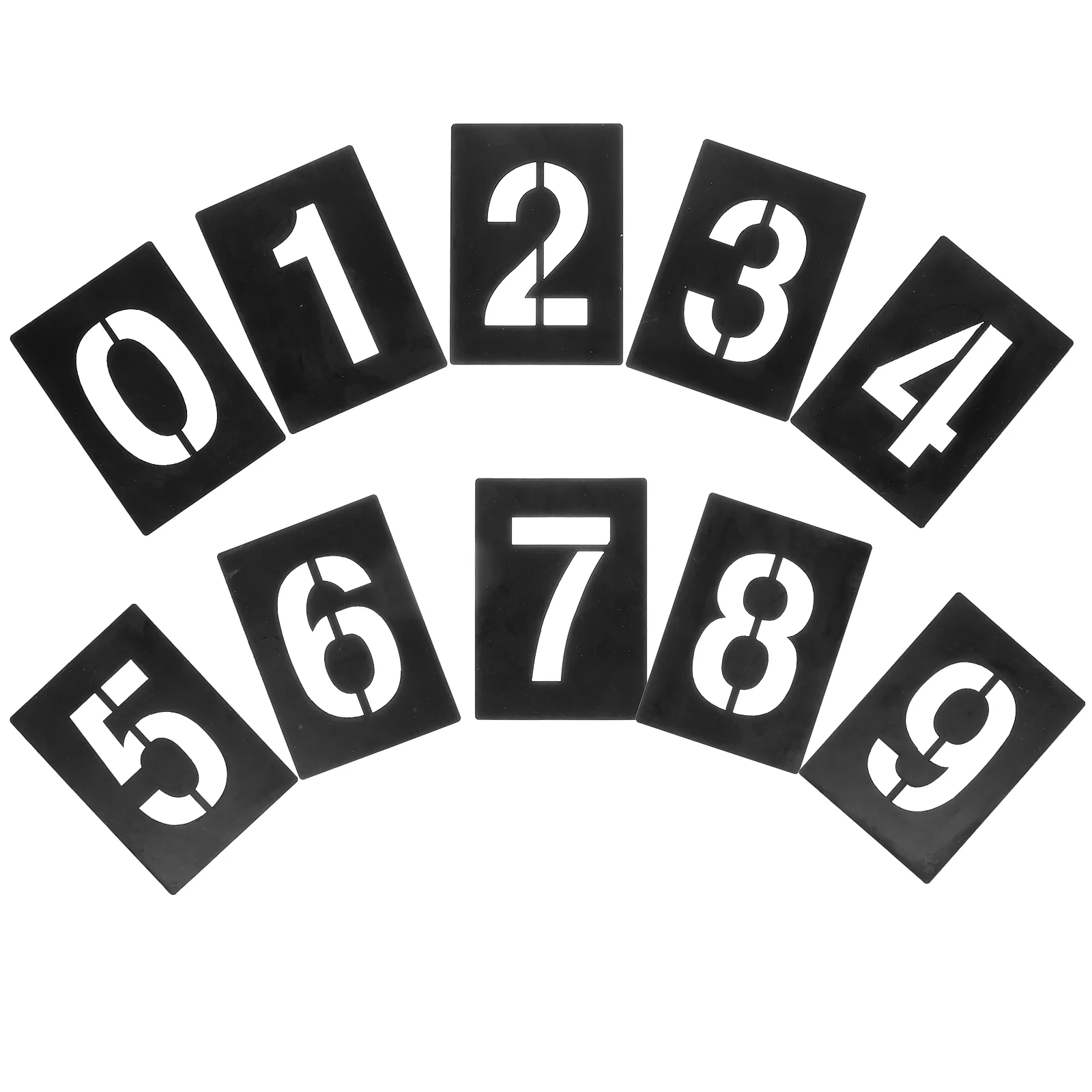 Digital Template Number Stencils 0-9 Painting Numbers for on Wood Holiday Chalkboard Reusable Large Letter