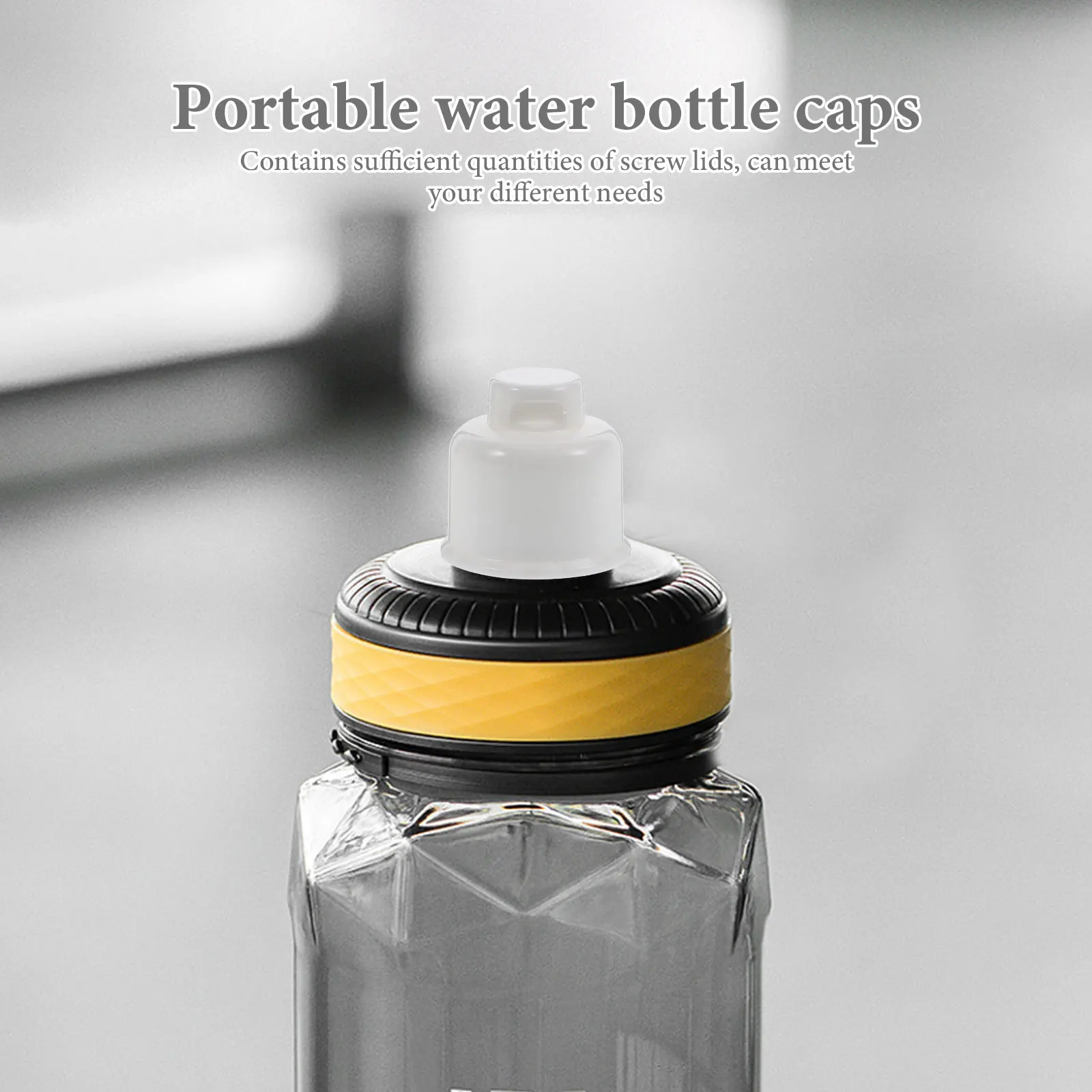 

30pcs Plastic Water Bottle Lids Universal Replacement Caps Leakproof Bottle Covers Durable Portable Sealing Caps For