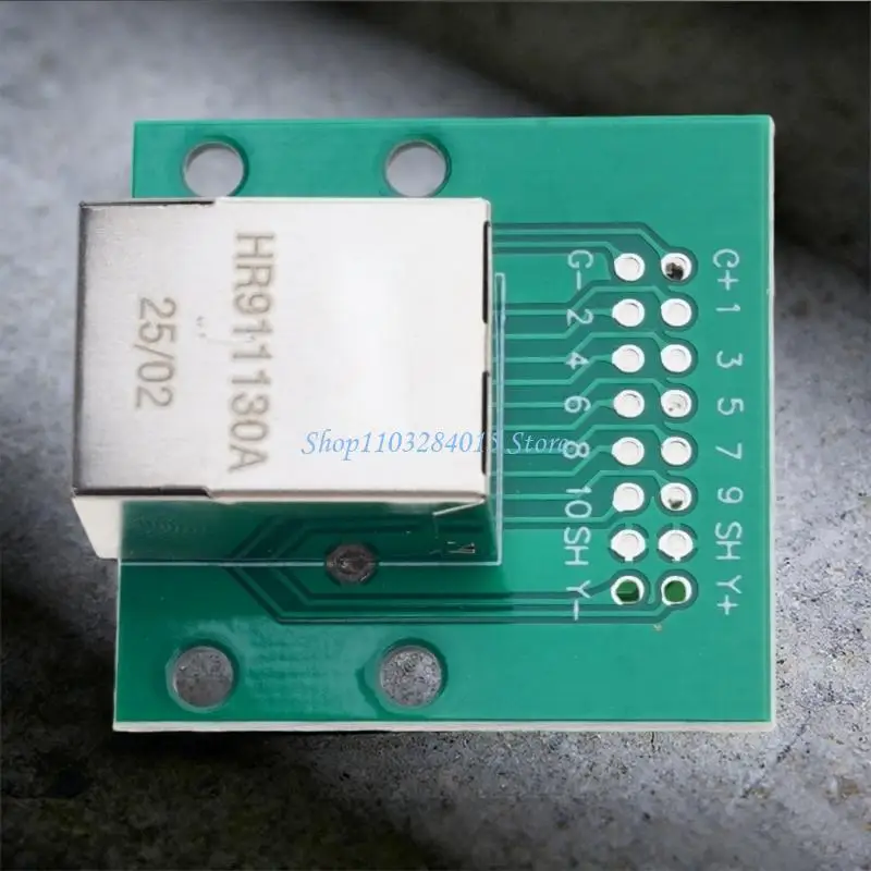 R6FF RJ45 Ethernet Interfaces Break out Board with 8Pin Connectors for Space Efficient Networking Systems Integration