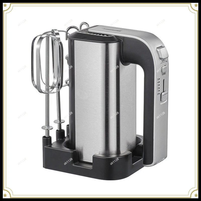 

110V Portable Electric Egg Beater Handheld Stainless Steel Mixer for Household Baking Cream Stirring