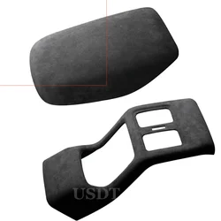 For Honda e:NS1 ENS1 2022 2023 2024 TOP Suede Rear Armrest Box Lid Sheath Shell Cover Back Air Vent Anti-kick Mat