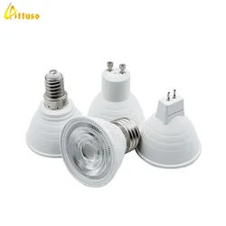 1-10pcs Lampada LED Spotlight Bulb E27 E14 MR16 GU10 220V Beam Angle 24 120 Degree Bombillas LED Lamp COB Lampara Spot Light 6W