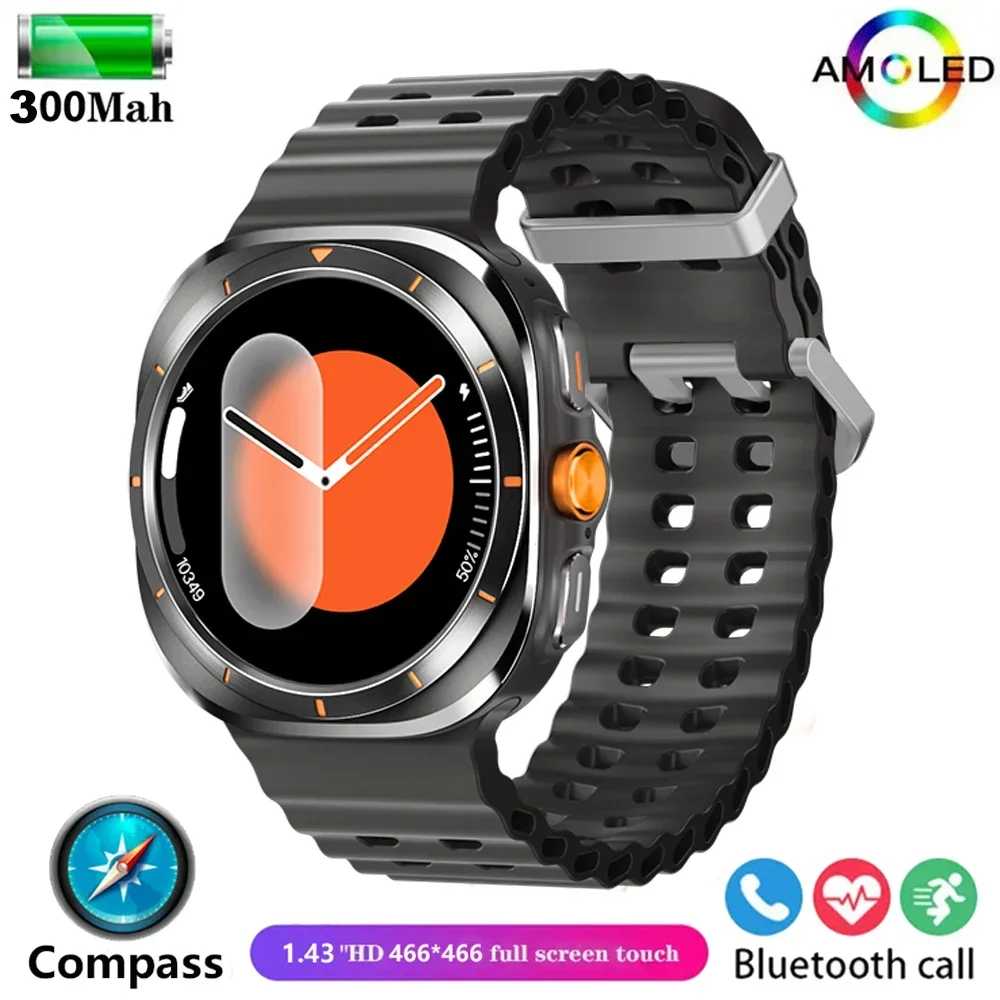 

Smartwatch Watch 7 Ultra Men with GPS Tracking, NFC Control Health Tracker, All Compatible Smart Watche 2024