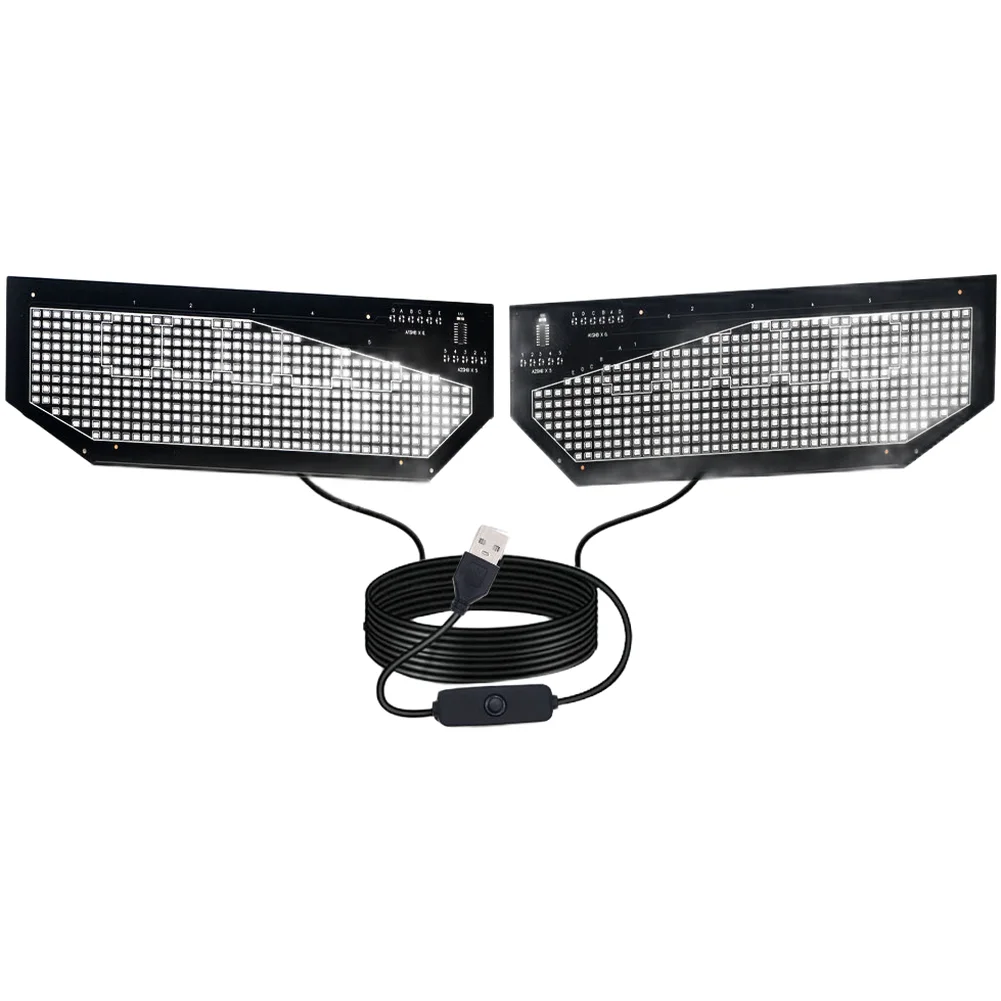 Vehicle Decoration LED Light Featuring Animated Eye for Design with USB Power Supply Suitable for Car and Truck Glass