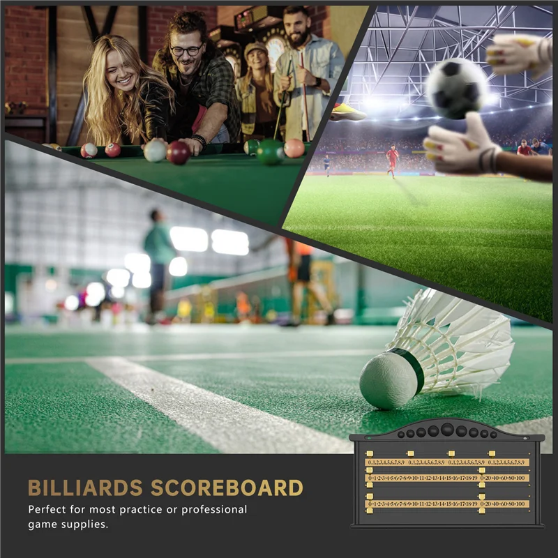 

A69P-Billiards Табло для снукера Регистратор результатов Бильярдный клуб Игровая доска для записи Номер расчета Аксессуары для бильярда
