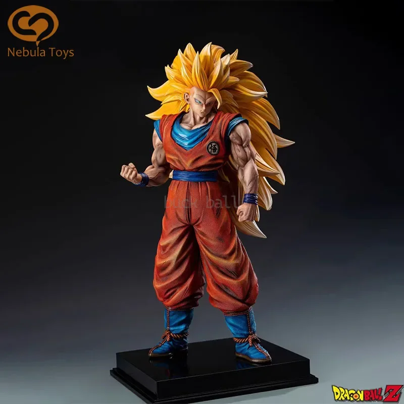 

30cm Dragon Ball Anime Figure Son Goku Figures Gk Super Saiyan 3 Goku Action Figurine Statue Models Doll Boy Toys Birthday Gifts