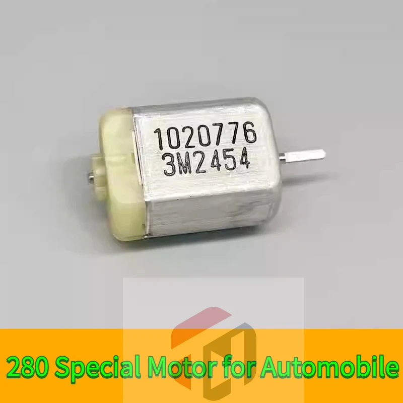 FC-280SC 102776 Mini 280 24mm Electric Motor DC 12V Engine Flat D-Shaft Car Door Lock Actuator Rearview Folding Mirror DC8-16V