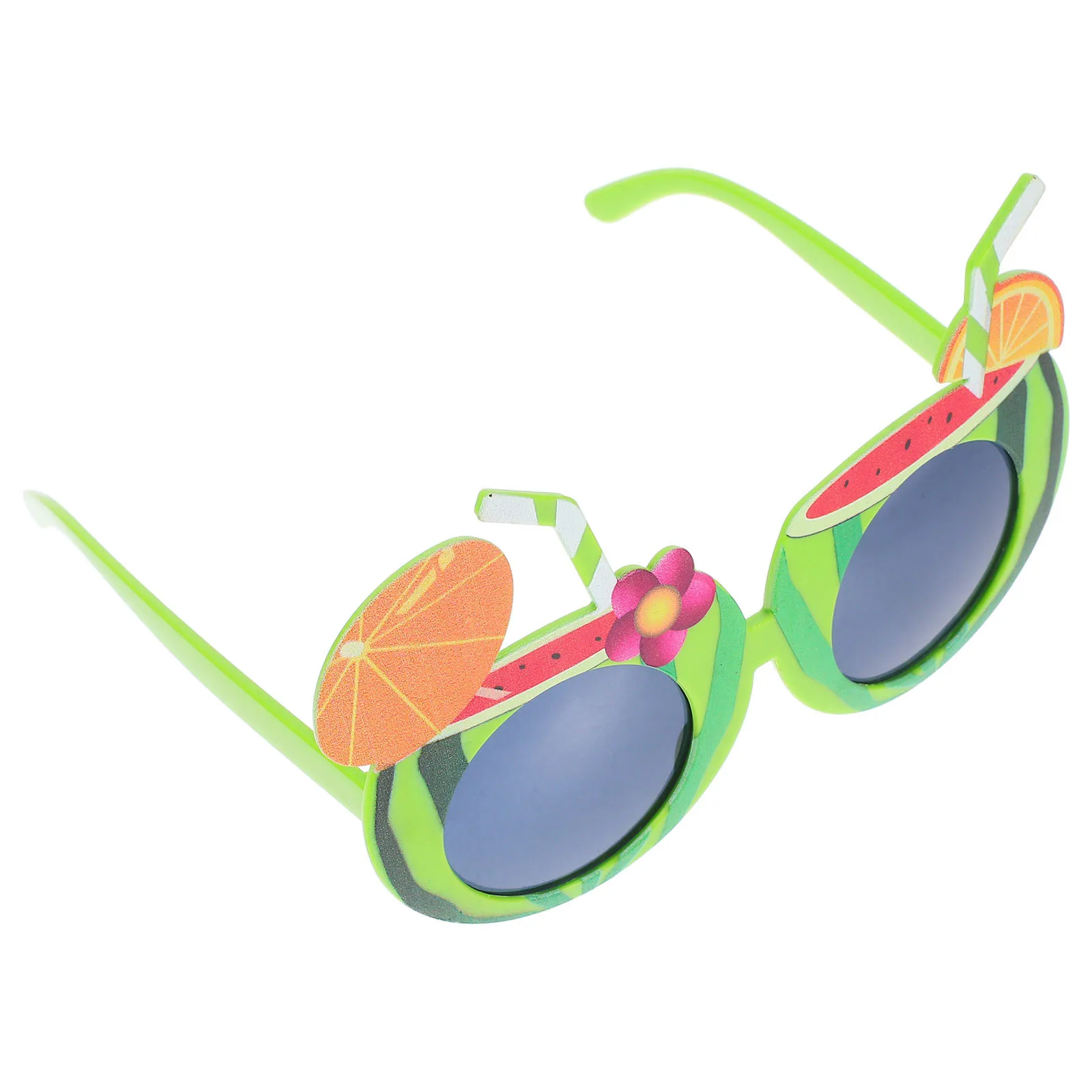 

2Pcs Summer Glasses Set Novelty Party Eyeglasses for Beach Pool Party Photo Booth Props Funny Hawaiian Decorations