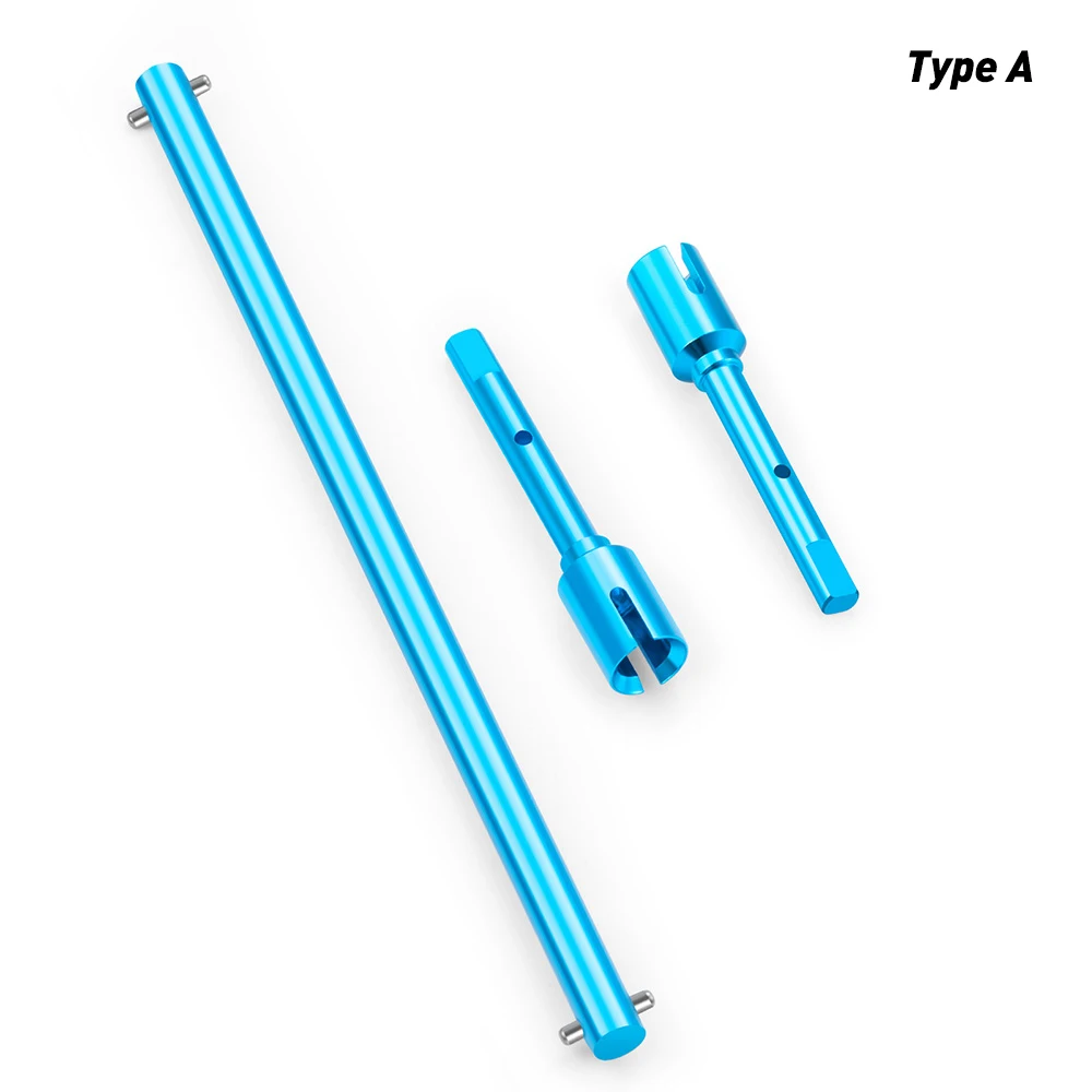 AXSPEED Aluminium Alloy Centra Drive Shaft and Diff Propeller Joint Set for Tamiya TT02 1/10 RC Drift Car Upgrade Parts
