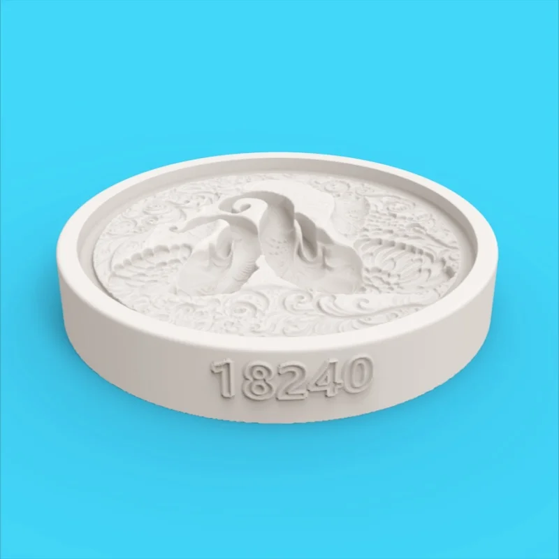 【Vintage Winged Elephant Silicone Baking Mold】Carved Elephant Shape Chocolate Candy Fondant Decoration Mold - view 6