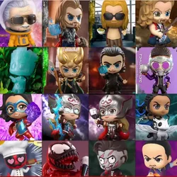 Marvel Hot Toys Cosbaby Avengers Super Hero Spider-Man Captain America Black Adam Joker Harley Quinn Iron Man Mini Collection