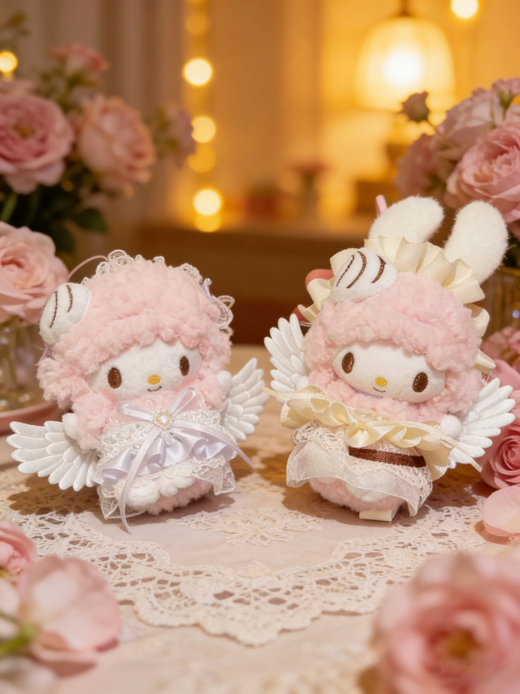 

Cute Piano Sheep Plush Doll Bag Pendant Sweet Girl Heart Favorite Soft Stuffed Toy Keychain Perfect Gift for Girls