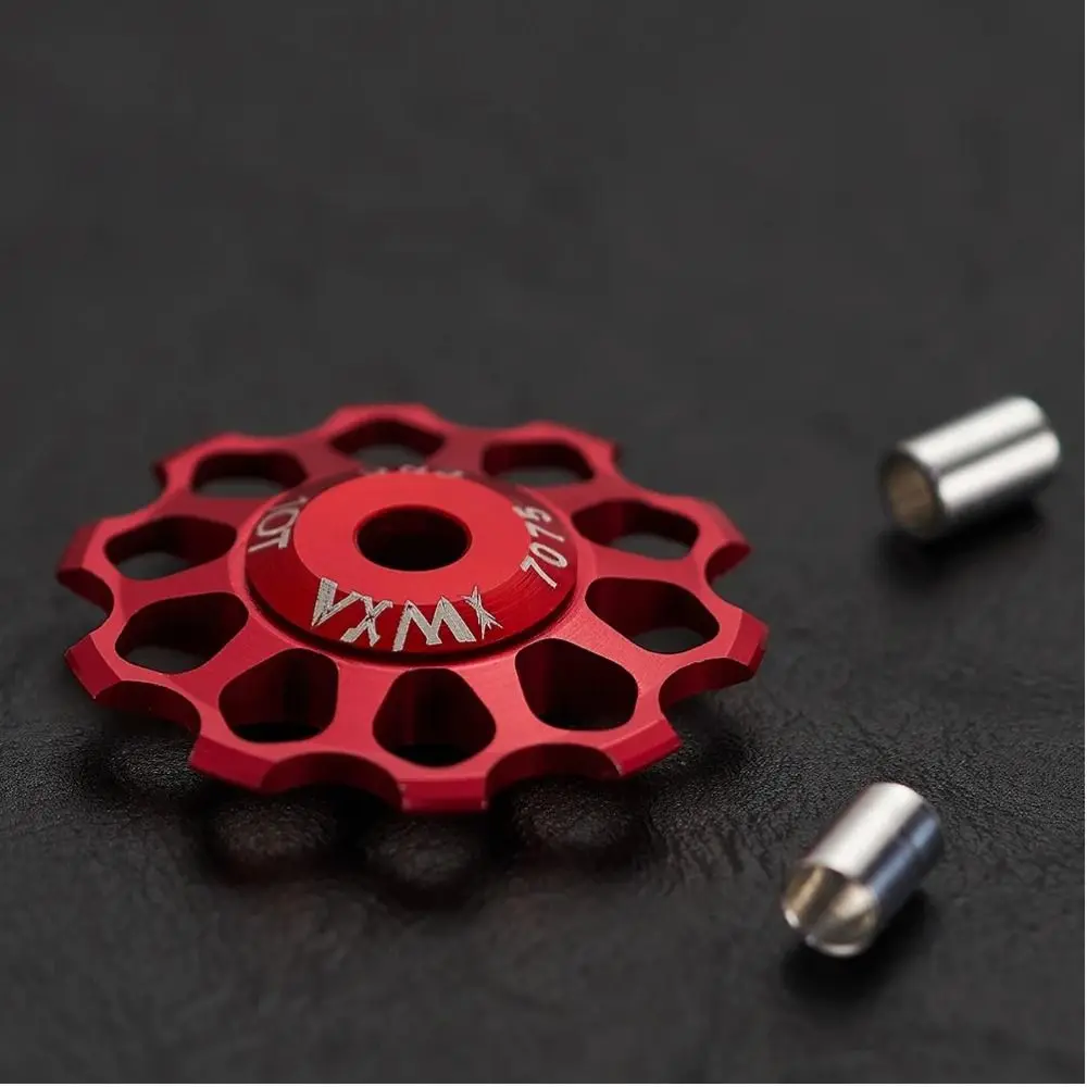 10T-17T Bicycle Guide Wheel Jockey Wheel Ceramic Bearing MTB Bicycle Rear Guide Wheel Bike Guide Roller Axis Adapter