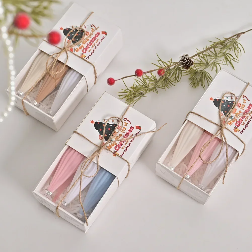 

3pcs/set Christmas Balls Special Shaped Christmas Tree Pendant Ornament Color Coordinated DIY Pendant & Drop Ornaments Decor