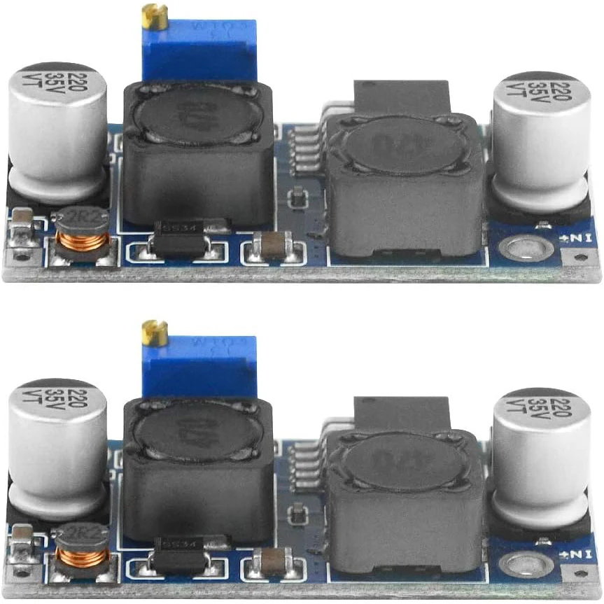 6PCS XL6009 Booster Step Up DC to DC Boost Converter Circuit Board, Input 3V-32V to Output 5V-35V 4A 400KHz Voltage Regulator