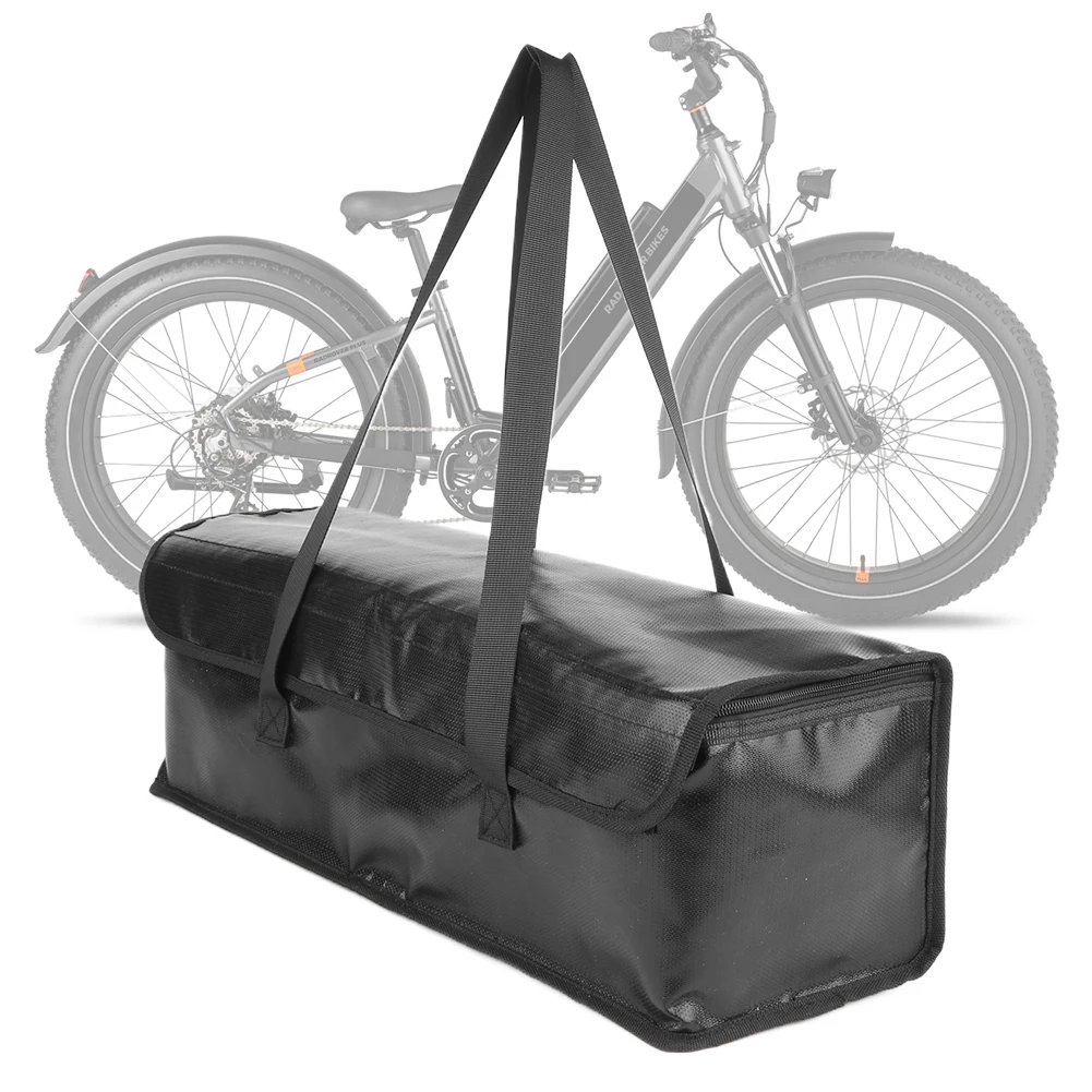 Ebike Battery Bag Fireproof Battery Bag Large Capacity Lithium Battery Storage Pouch Battery Transport Bag for Storage Transport