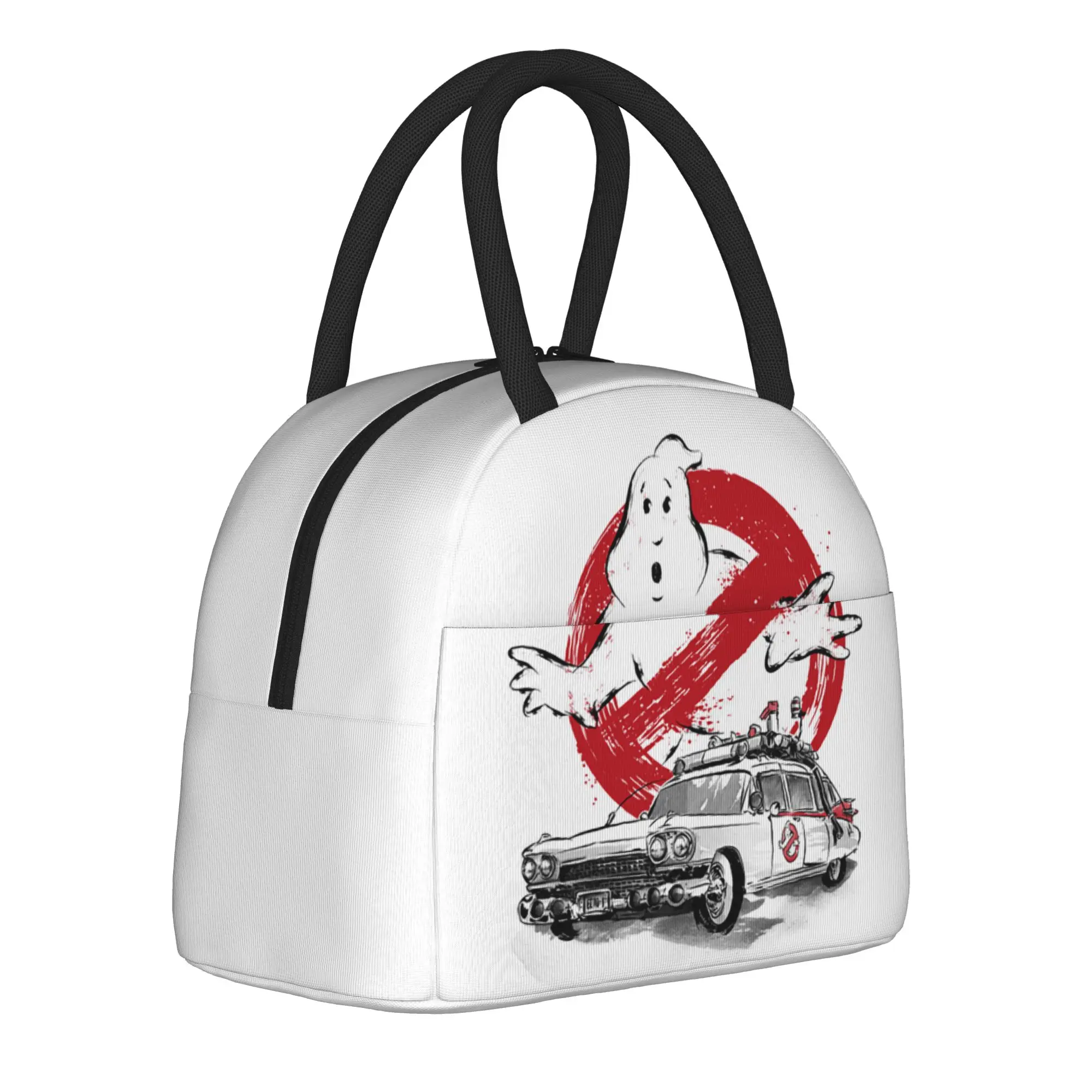 Ghostbuster Monster Movie Insulated Lunch Bag Cooler Bag Reusable,Lunch Container High Capacity Tote Lunch Box Office  Outdoor