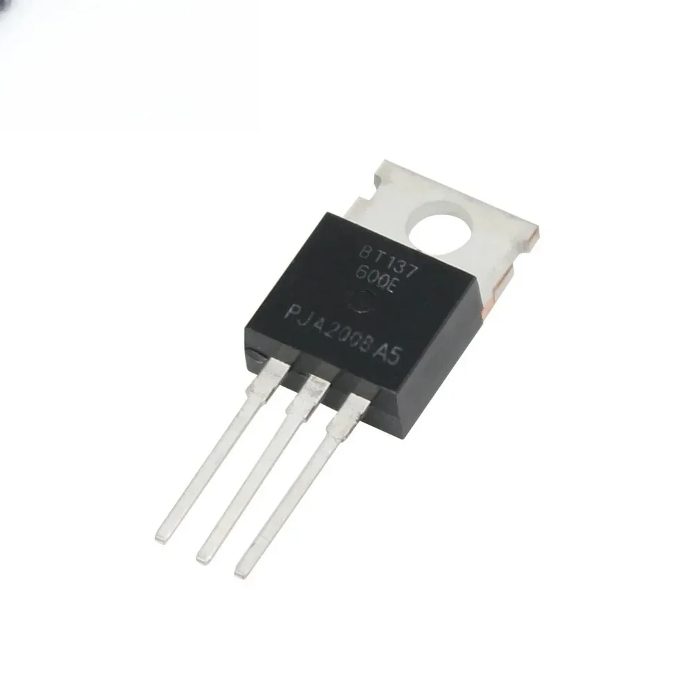 5PCS BT137 600E BT151 500R Transistor Triacs Kit TO-220 Package 8A/12A 600V/500V for AC Power Control/Dimmer Integrated Circuits