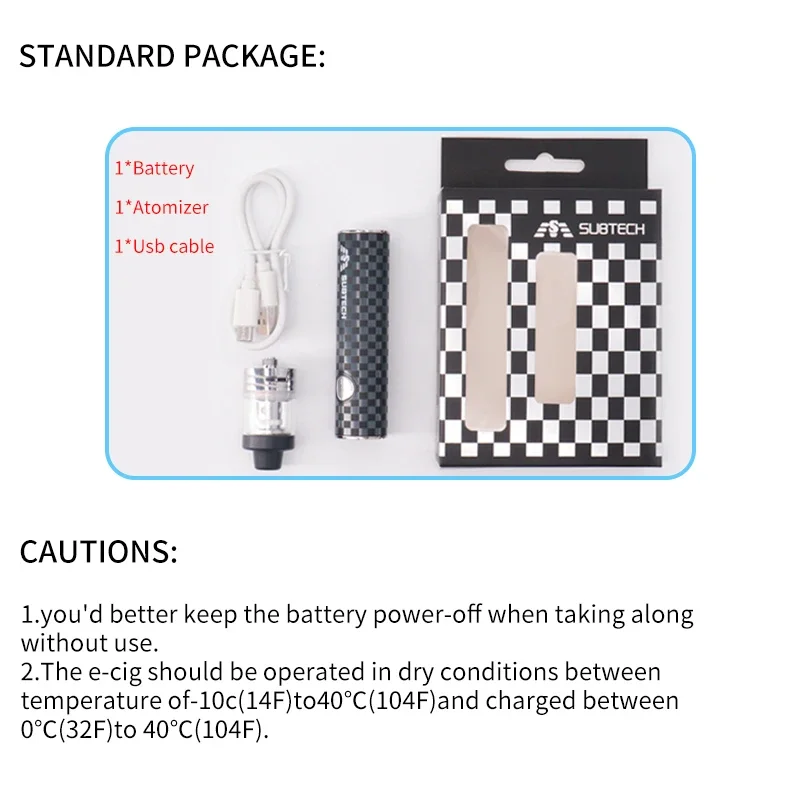 Cigarros eletrônicos s22 60w vape caneta kits 22mm 1600mah bateria com 2ml rta atomizador tanque e-cigarro vaporizador caneta fumaça ecig