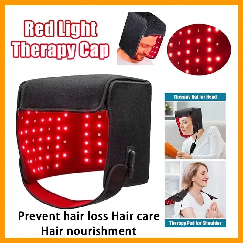 

Scalp Relax Massager Red Light Hats for Hair Regrowth Infrared Light Cap Thinning Anti Hair Loss Anxiety Stress Reduce Migraine