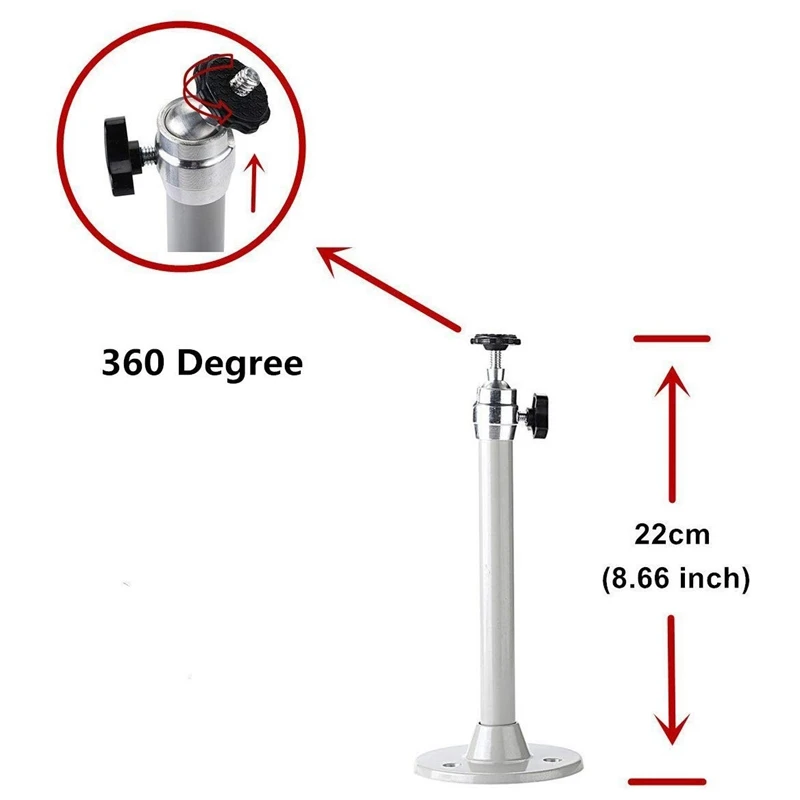 Soporte Universal de aluminio para proyector, accesorio para techo o pared, 5 Kg de capacidad, para cámara o Mini proyector, 21,5 Cm