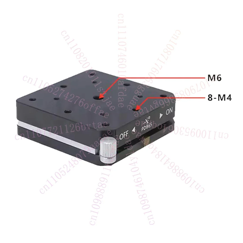 PDB65 Ultra-Thin Magnetic Switch Base with M6 Center Threaded Hole 65x65mm