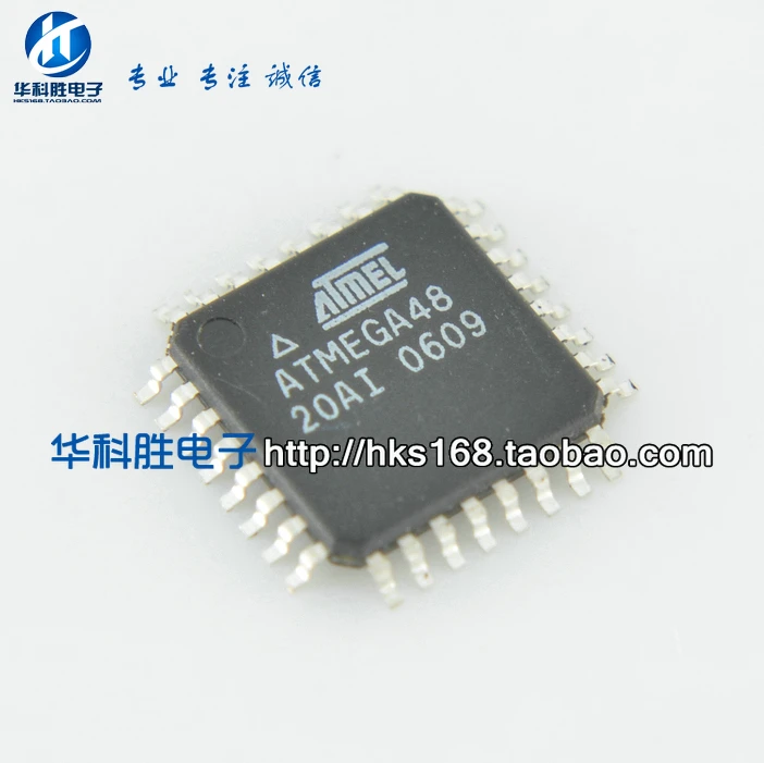 (5 Pieces) ATMEGA48-20AU ATMEGA48-20AI QFP-32 100% Quality Original