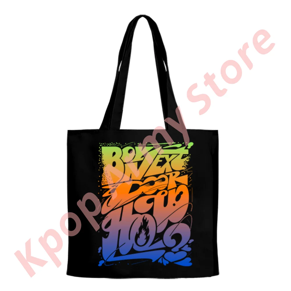 

BOYNEXTDOOR New Logo Merch Tote Shoulder Bags Summer Women Men Fashion Casual Streetwear