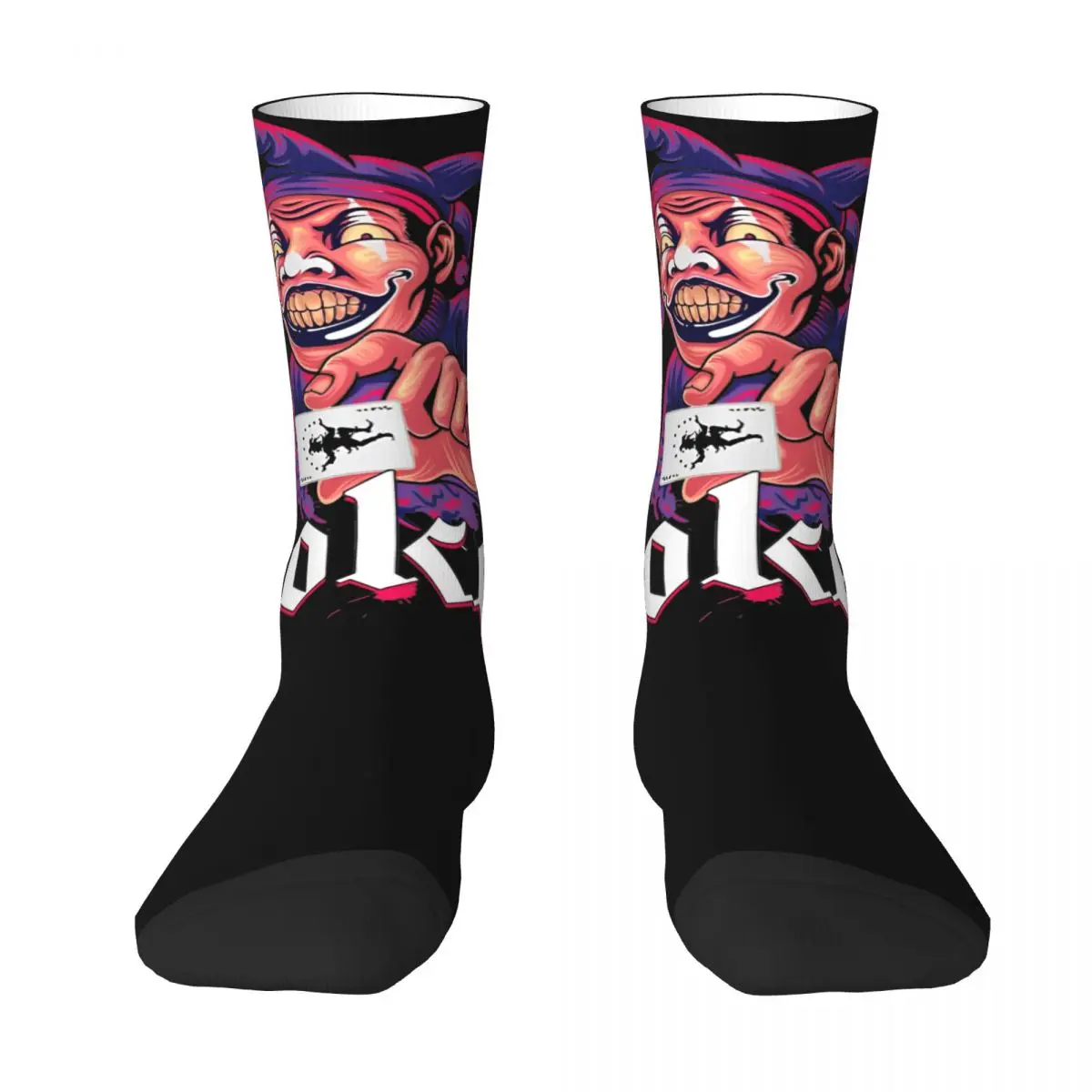 Men Socks Jokers And Card comic Stockings Spring Leisure High Quality Socks Printed Running Sports Anti-Slip Socks