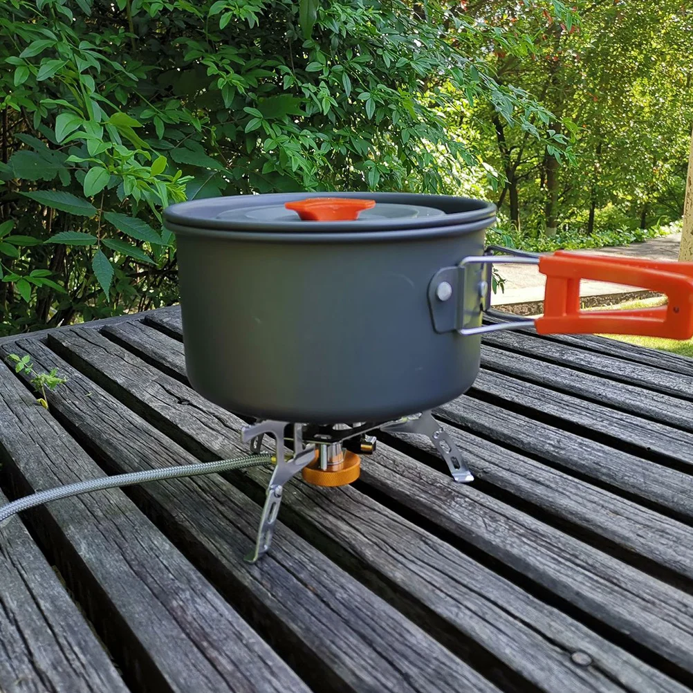

1Set Camping Pot Set Outdoor Cookware Aluminum Alloy Lightweight Durable Portable Cooking Kit for Backpacking Hiking Picnic