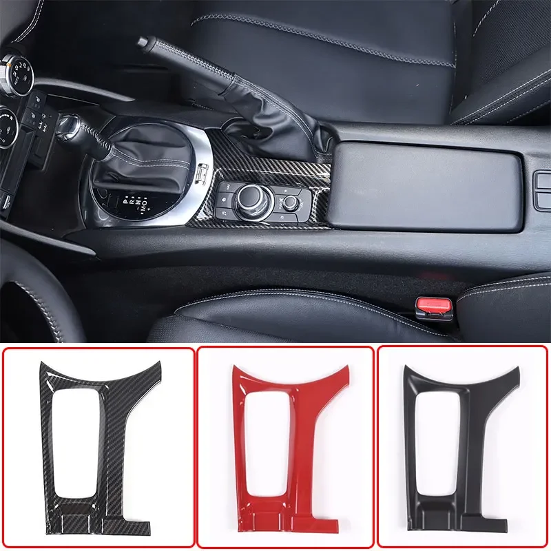 For 2016-2023 Mazda MX-5 ND ABS Carbon Fiber Multimedia Bezel MX5 ND1 ND2 Conversion Carbon Fiber Interior Accessories