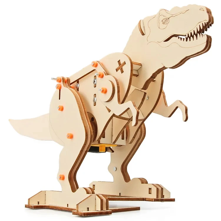 Mechanical Tyrannosaurus Rex Technology Production Children's Science Experiment Teaching Toy Students Diy Materials G68