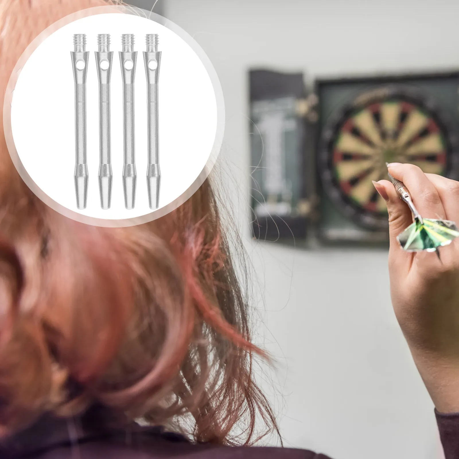 12 Pezzi Aste Filettate in Alluminio per Sostituzione Punte in Acciaio, Accessori Professionali Leggeri e Resistenti per il Gioco