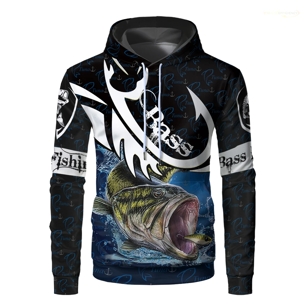 

3D Fishing Printed Men's Hoodie Loose Designer Sweatshirt Spring Autumn Oversized Harajuku Y2k Clothes Long Sleeve Pullover 6xl