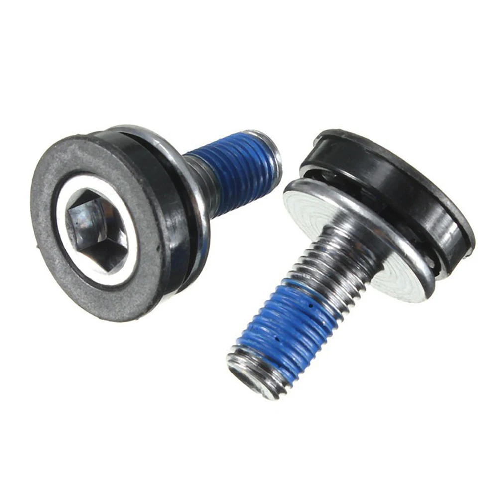 Square Hole Mountain Bike M8 Screw Hexagon Crankset Nuts Bike M8 Screw Bottom Bracket Screw Hexagon