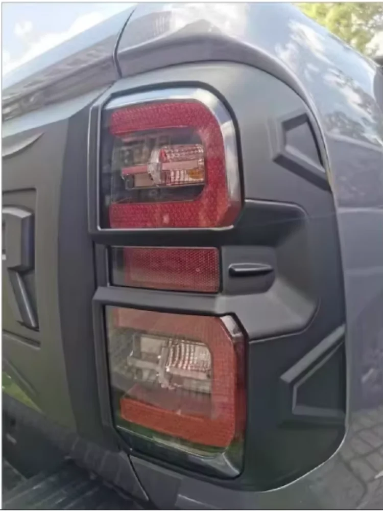For Great Wall Cannon GWM Poer KingKong 2022 2023 Accessories Rear Tail Lights Lamps Decoration Cover Trim Car Taillight