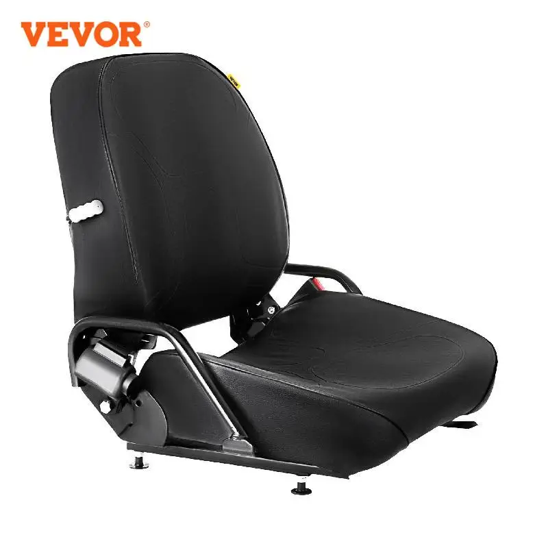 

VEVOR Universal Replacement Tractor Seat With Seat Belt for Forklifts of Japanese Brands Mowers Excavators Wheel Loader Dozers