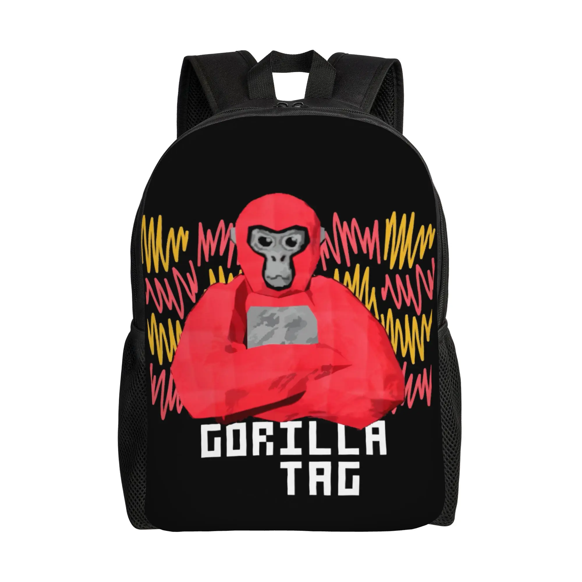 

Рюкзак Gorilla Tag Monke для подростков, школьный, для походов, путешествий, повседневный, с принтом обезьян, для ноутбука, прочная сумка через плечо