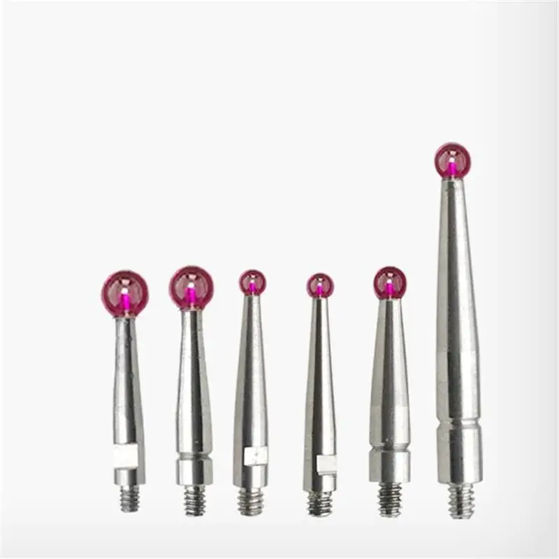 

Ruby Head Lever Dial Gauge Measuring Needle, Micrometer Probe M1.4M1.6M1.8M2.0 Probe Tungsten Steel Measuring Head