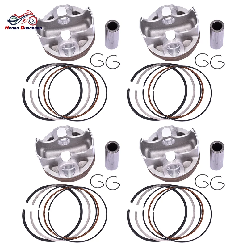 4pc 67mm 67.25mm 67.5mm 67.75mm 68mm STD 0.25 0.5 0.75 1.0 mm Motorbike Piston Rings For Honda KN9-1 13101-MEE-D10 13101-MEE-000