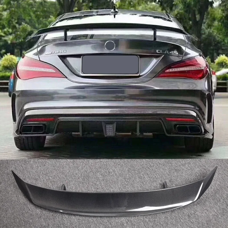 

Mercedes-Benz CLA carbon spoiler, rear wing material, trunk spoiler, lip wing, car styling